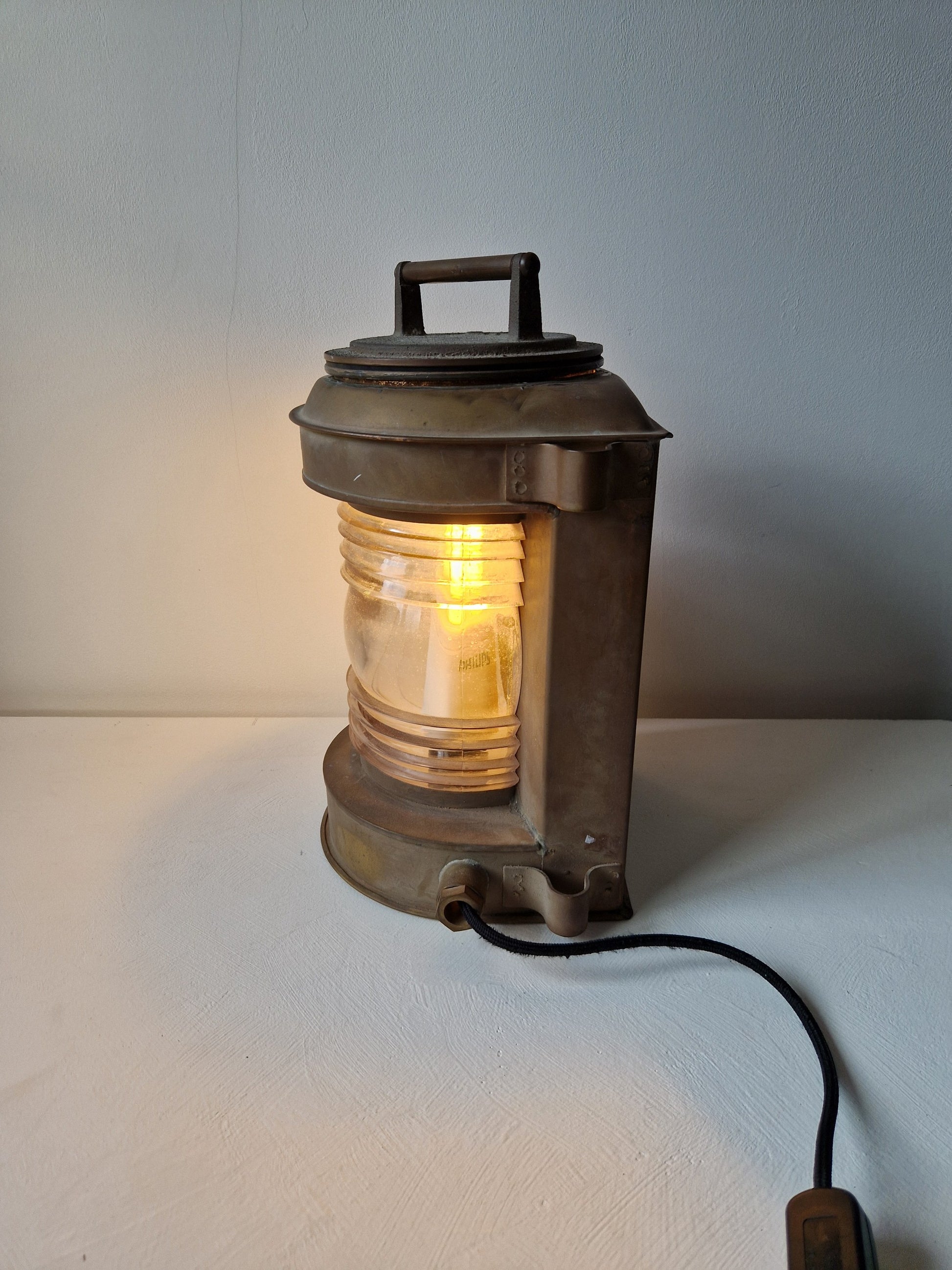 vintage nautische scheepslamp