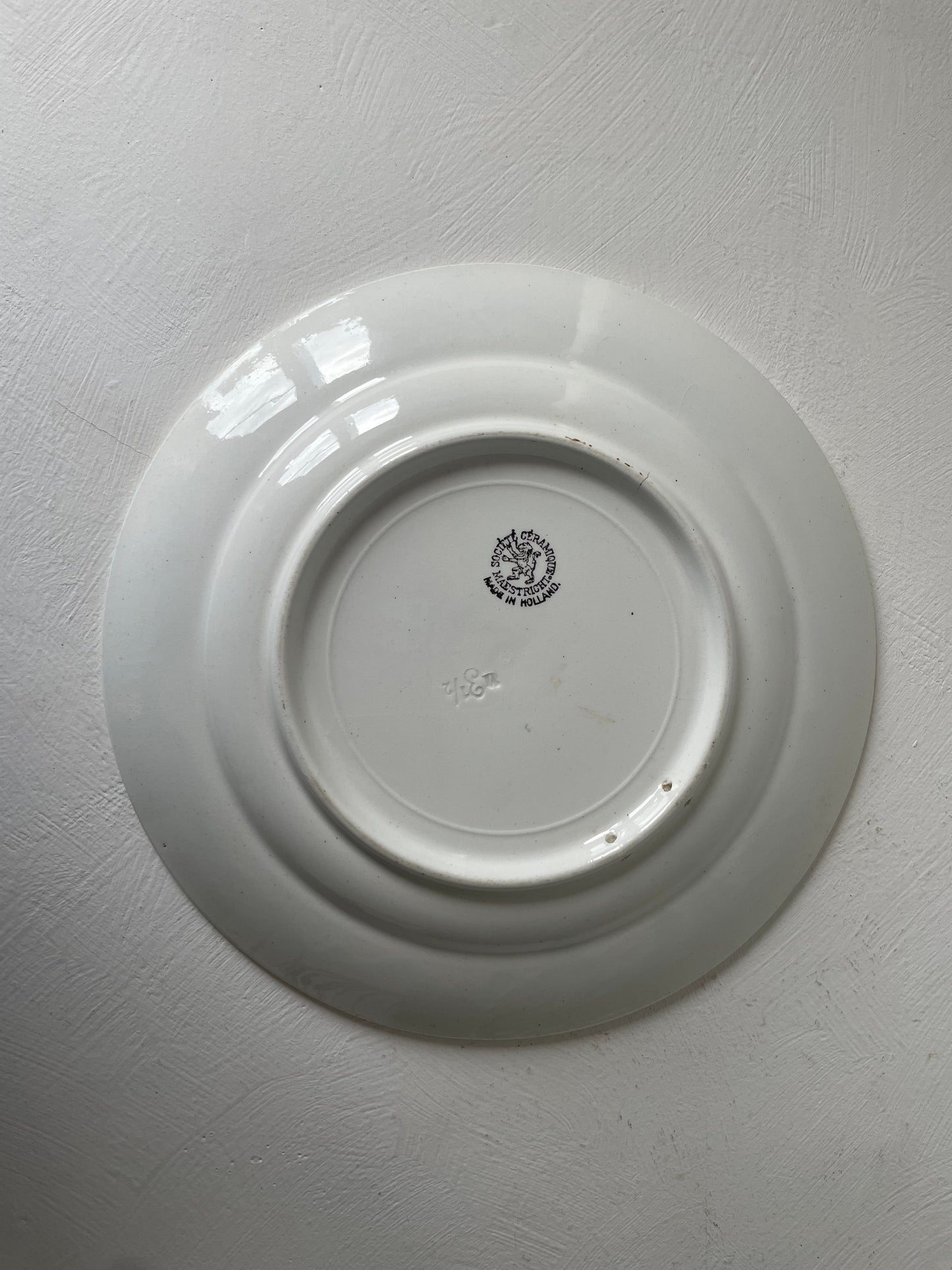 vintage decoratief bord Société Céramique