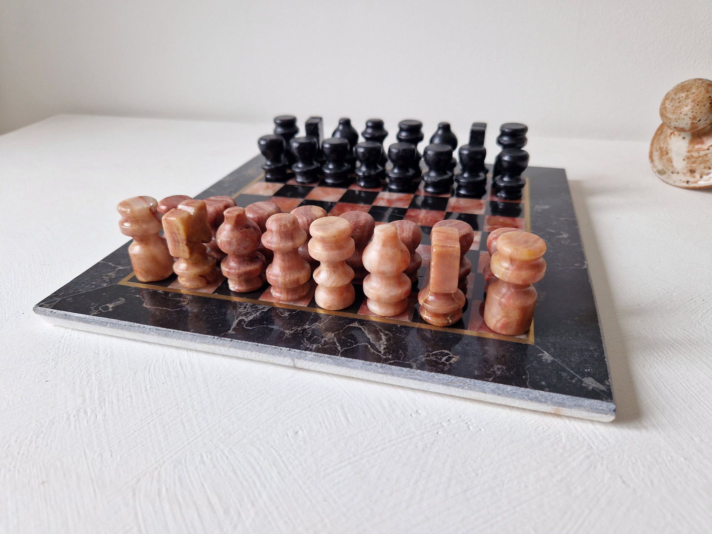 schaakbord vintage stijl jaren 60