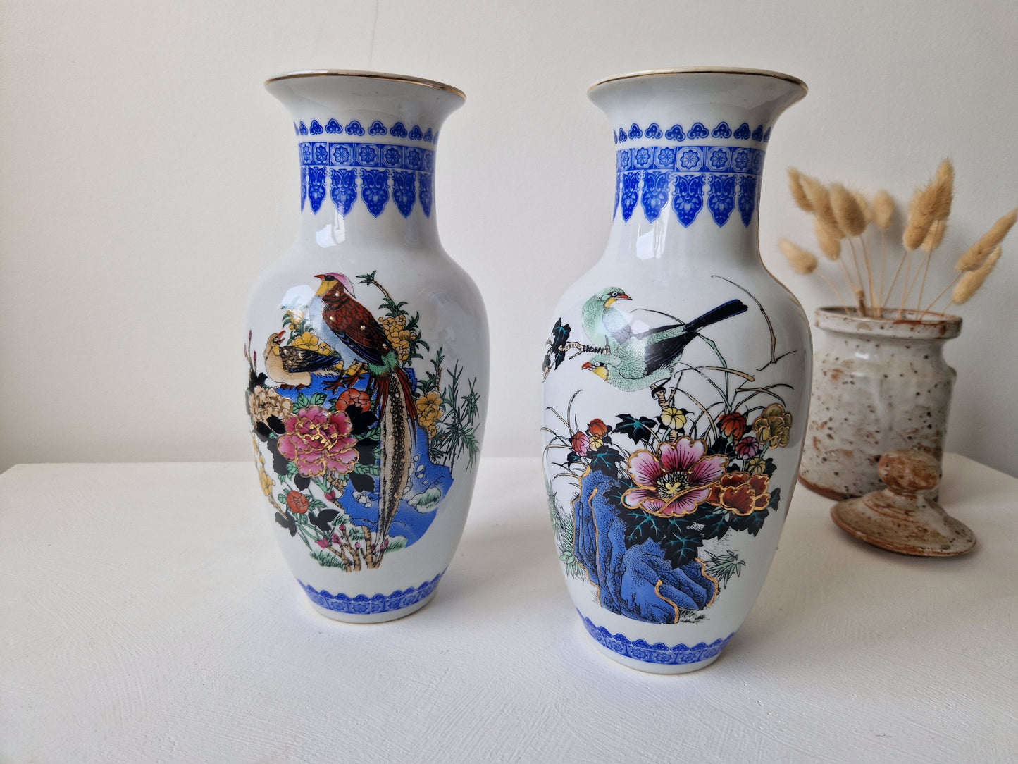 twee Chinese vazen