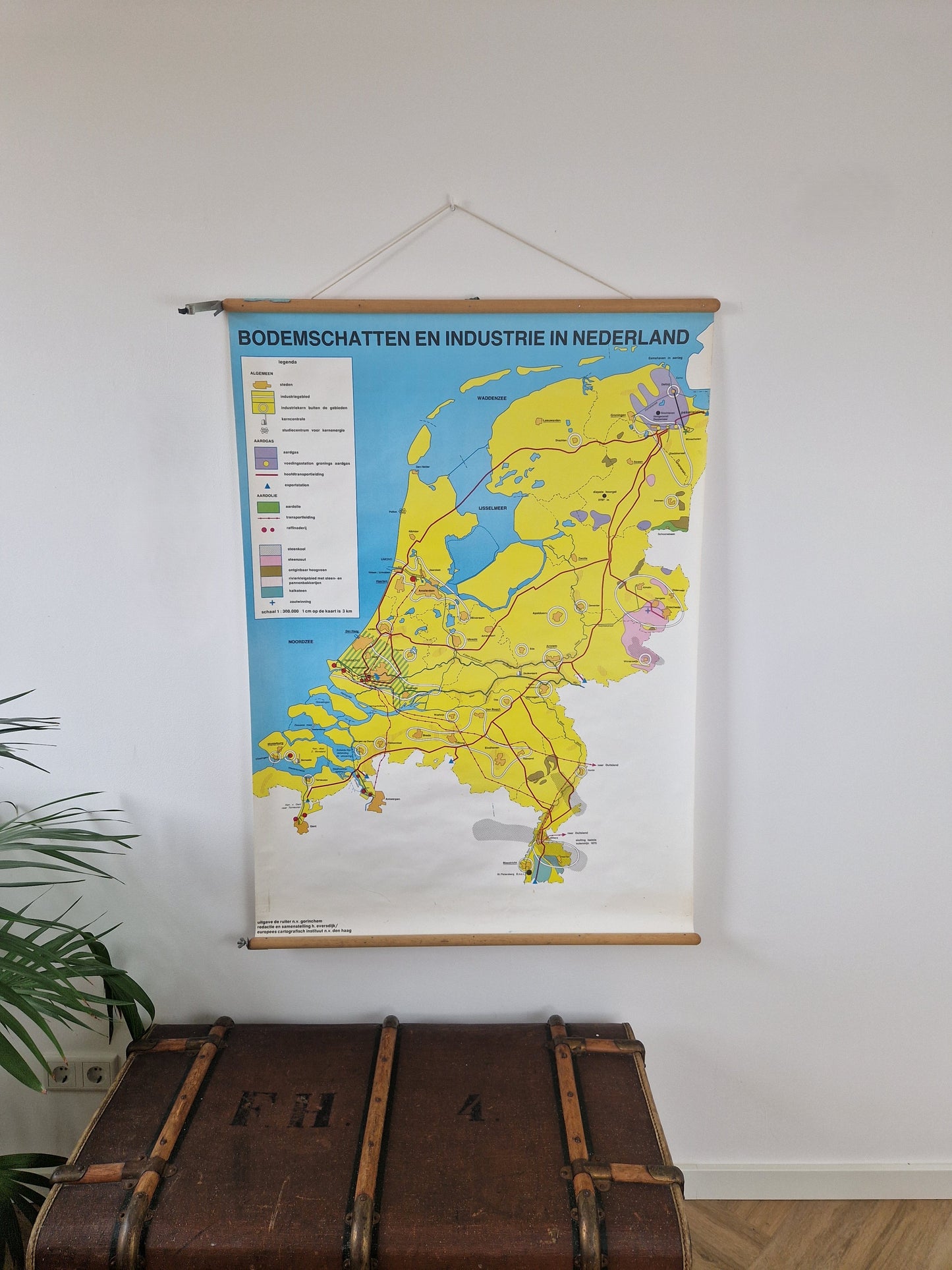 vintage schoolkaart