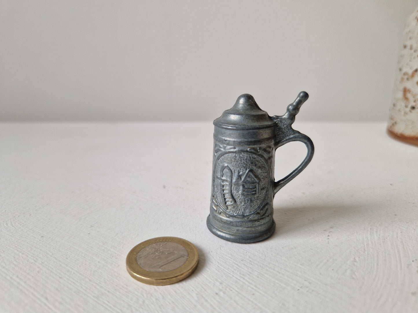 webwinkel miniaturen letterbakken Letterbak Miniatuur bierpul tin