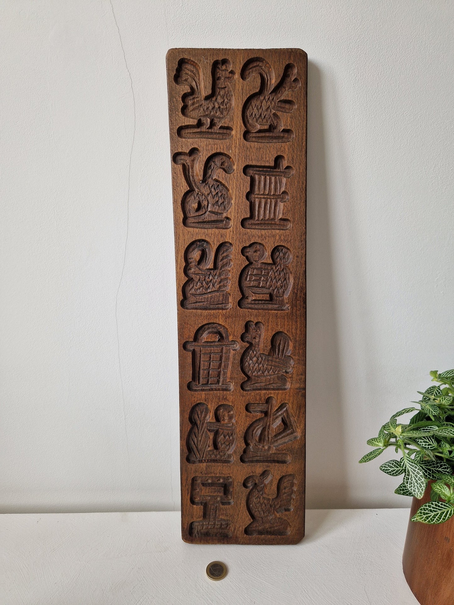 Houten ouderwetse speculaasplank