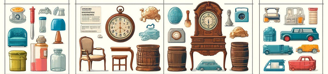 Het verschil tussen Retro, vintage, curiosa, brocante en antiek