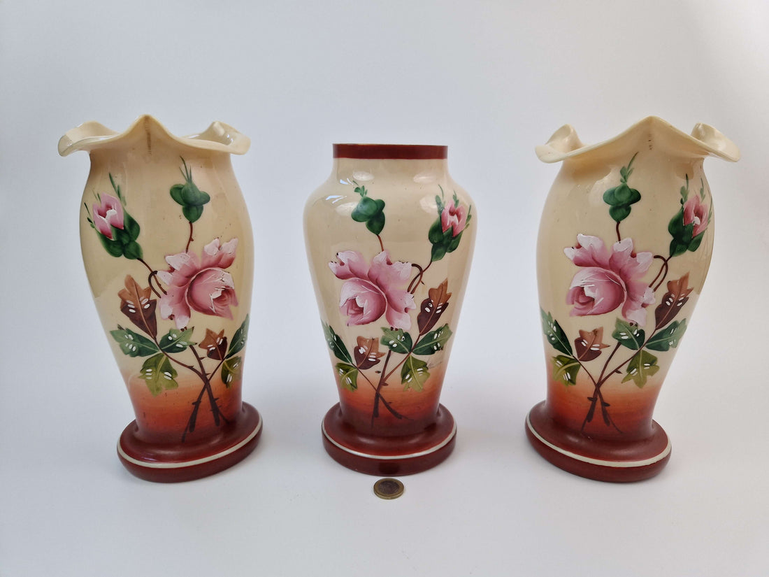 opaline kaststel antiek