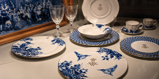 foto uit museum royal delft borden