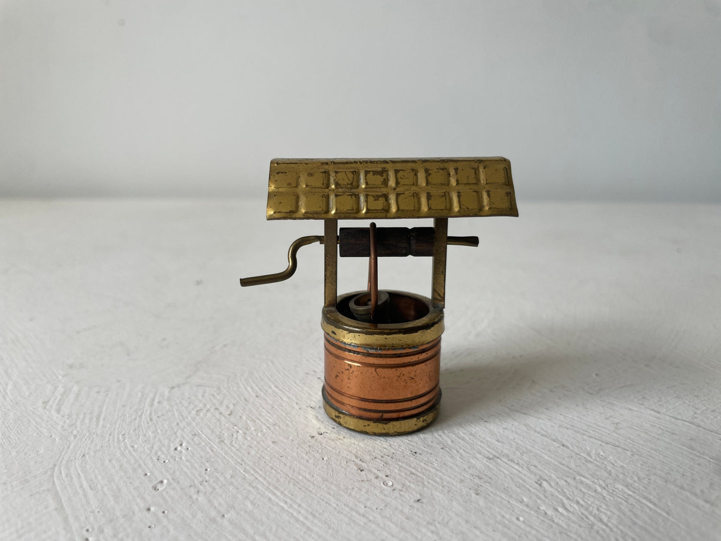 brocante messing waterput miniatuur webshop