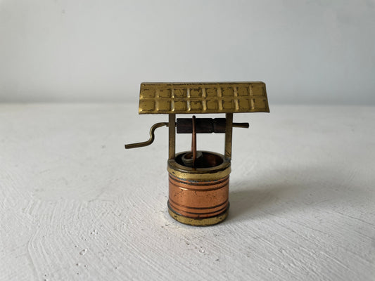 brocante messing waterput miniatuur webshop