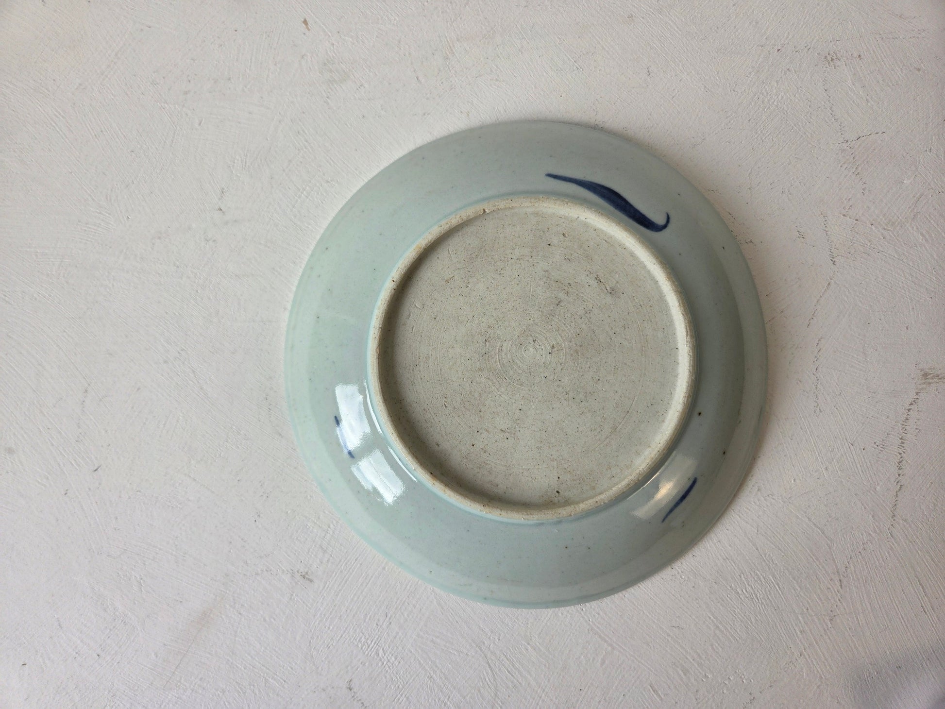 Chinees keramiek bord met koikarper – antiek wandbord