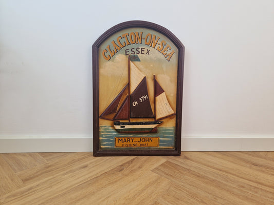 Houten Ophangbord "Clacton-on-Sea"