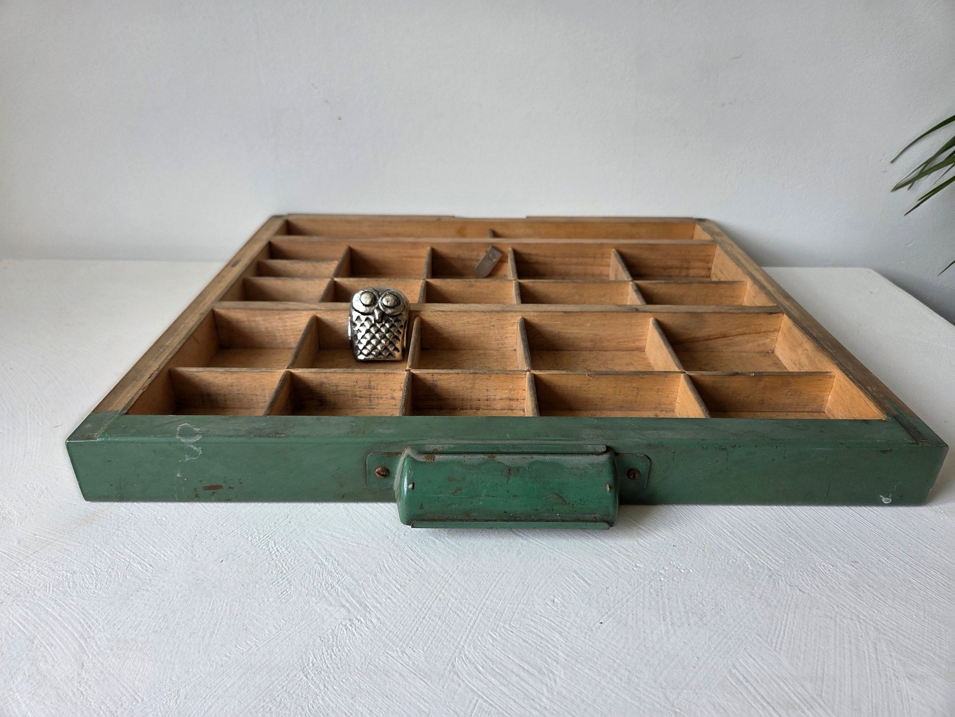 Letterbak klein formaat wanddecoratie vintage