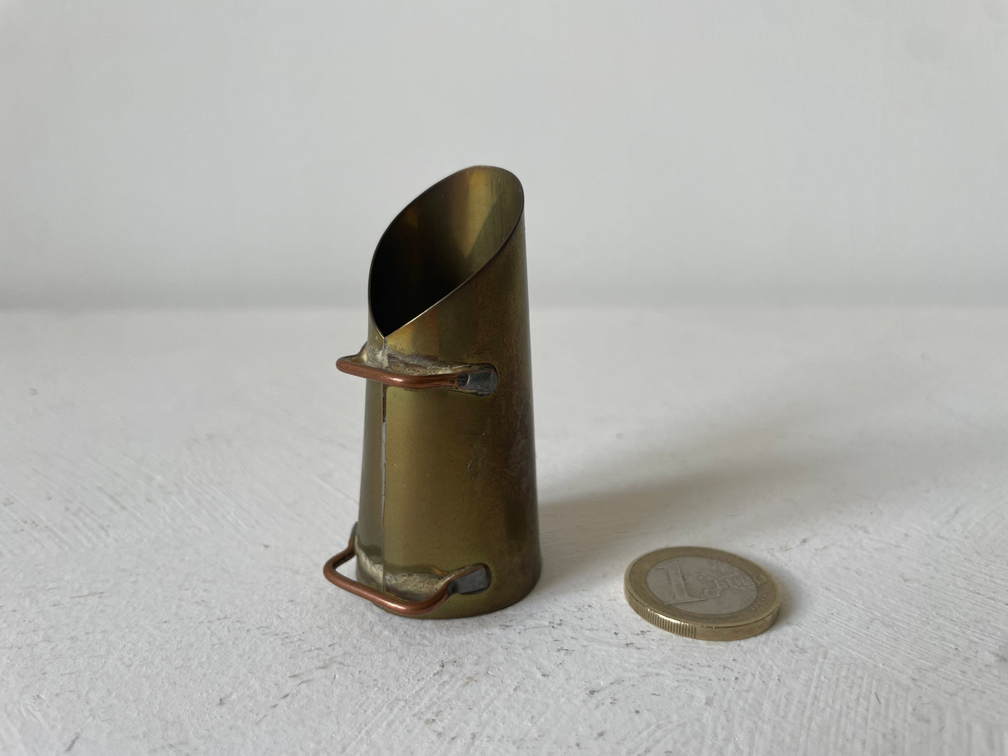 vintage messing kolenkit miniatuur