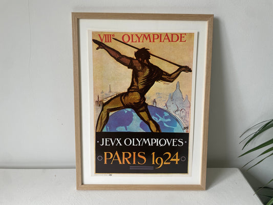 Poster Jean Droit Olympische Spelen Parijs 1924