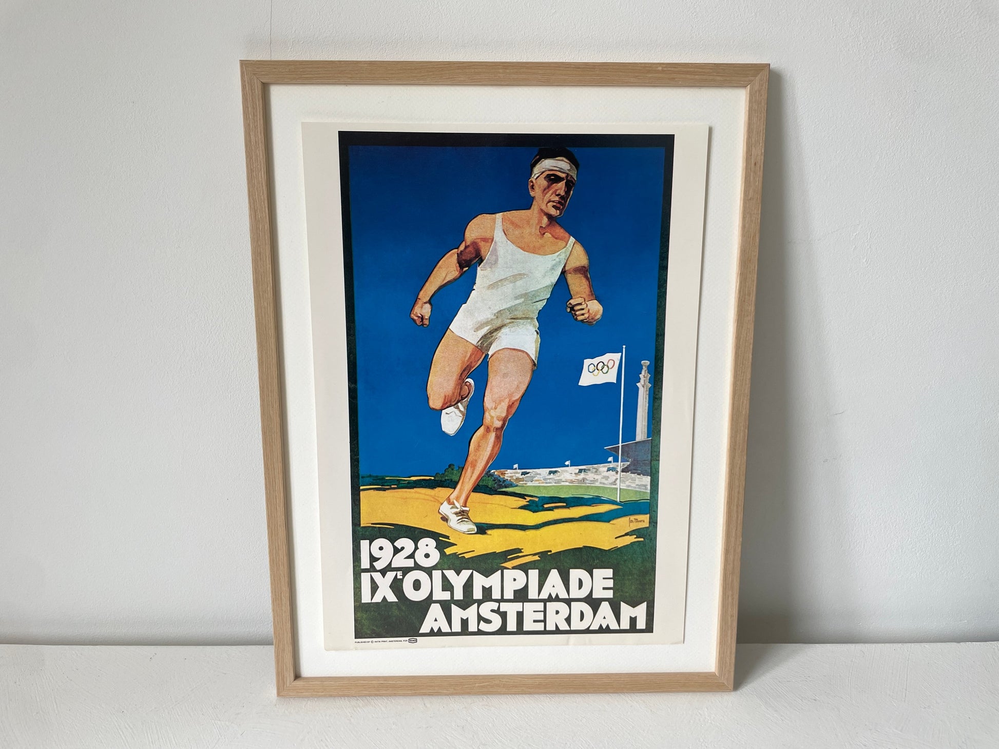 Reproductie poster Texaco 1972 Olympiade Parijs