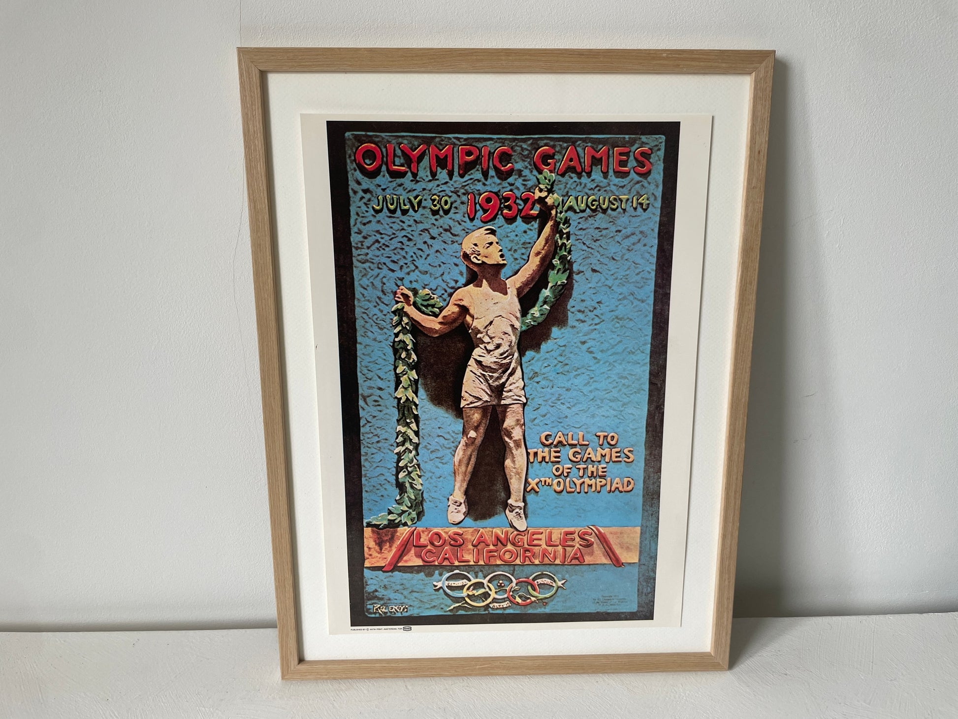 Poster Julio Kilenyi Olympische Spelen 1932 Los Angeles