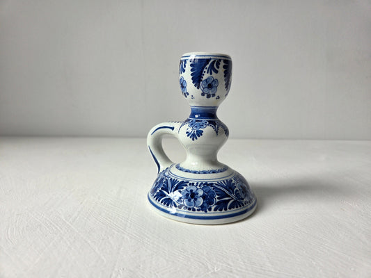 handbeschilderde Royal Delft kandelaar 1973