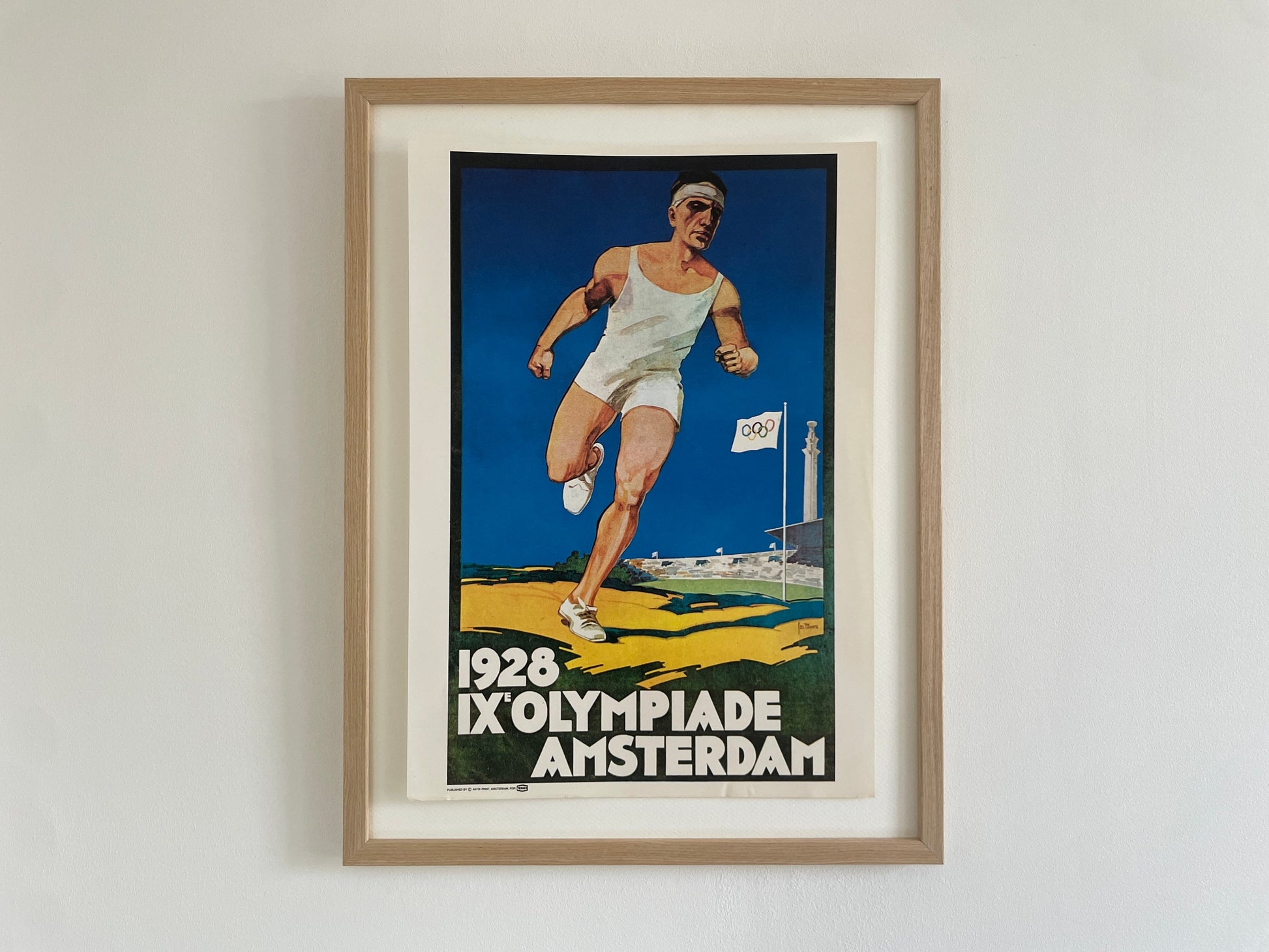 Poster Jean Droit Olympische Spelen Parijs 1924