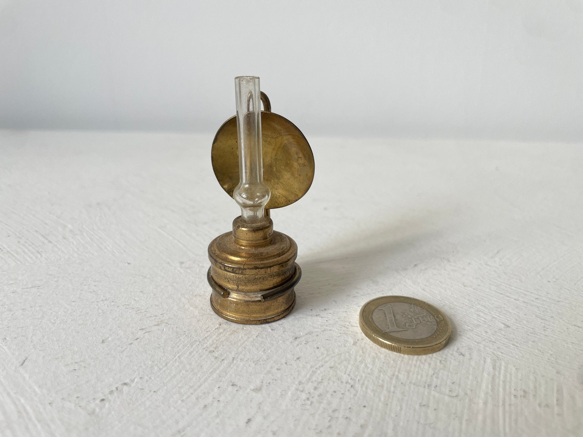 antieke stijl miniatuur olielamp glas