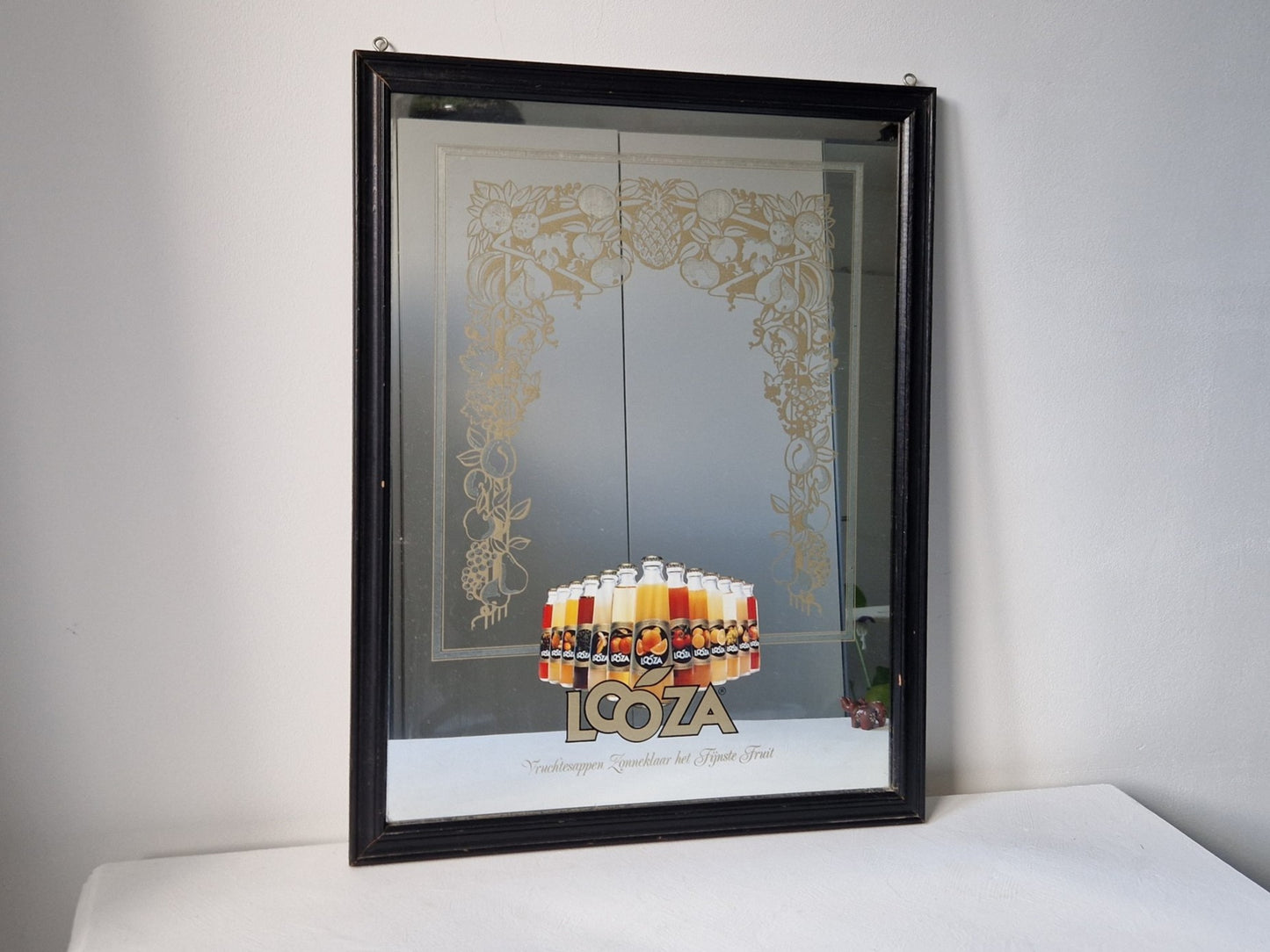 Reclame spiegel vintage Looza brocante webwinkel
