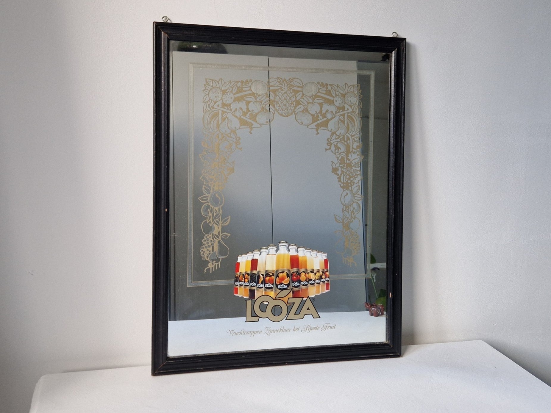 Reclame spiegel vintage Looza brocante webwinkel