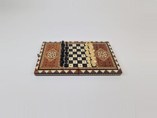 D'Antan handgemaakt schaakspel vintage