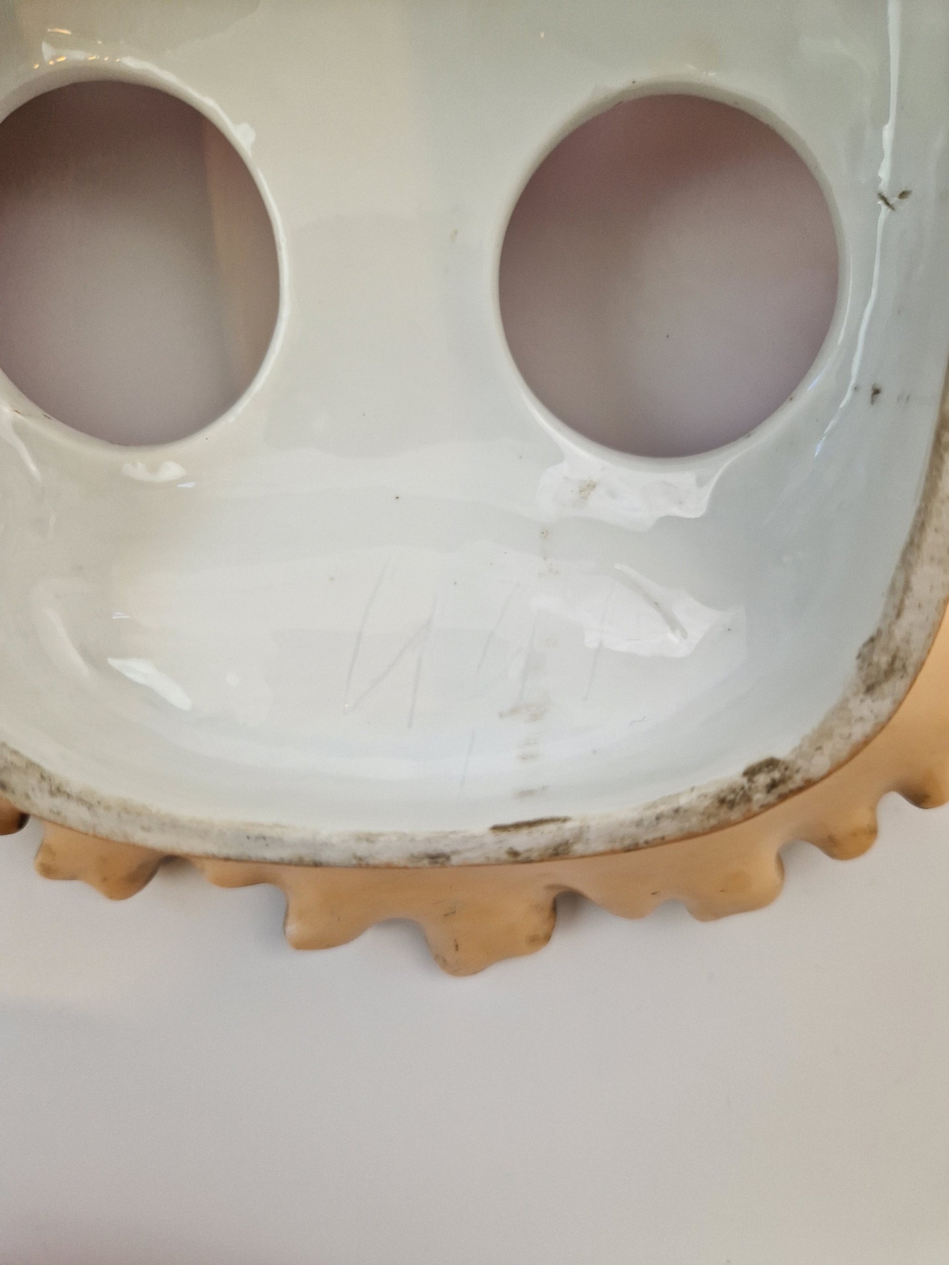 Handgeschilderde vintage inktpot