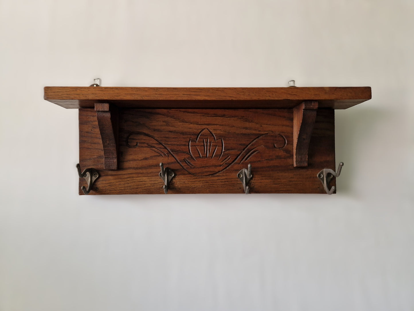 vintage kapstok wand