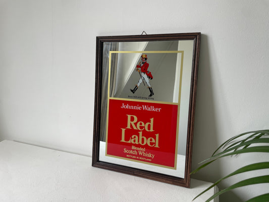 Whisky spiegel Johnnie Walker Red Label vintage