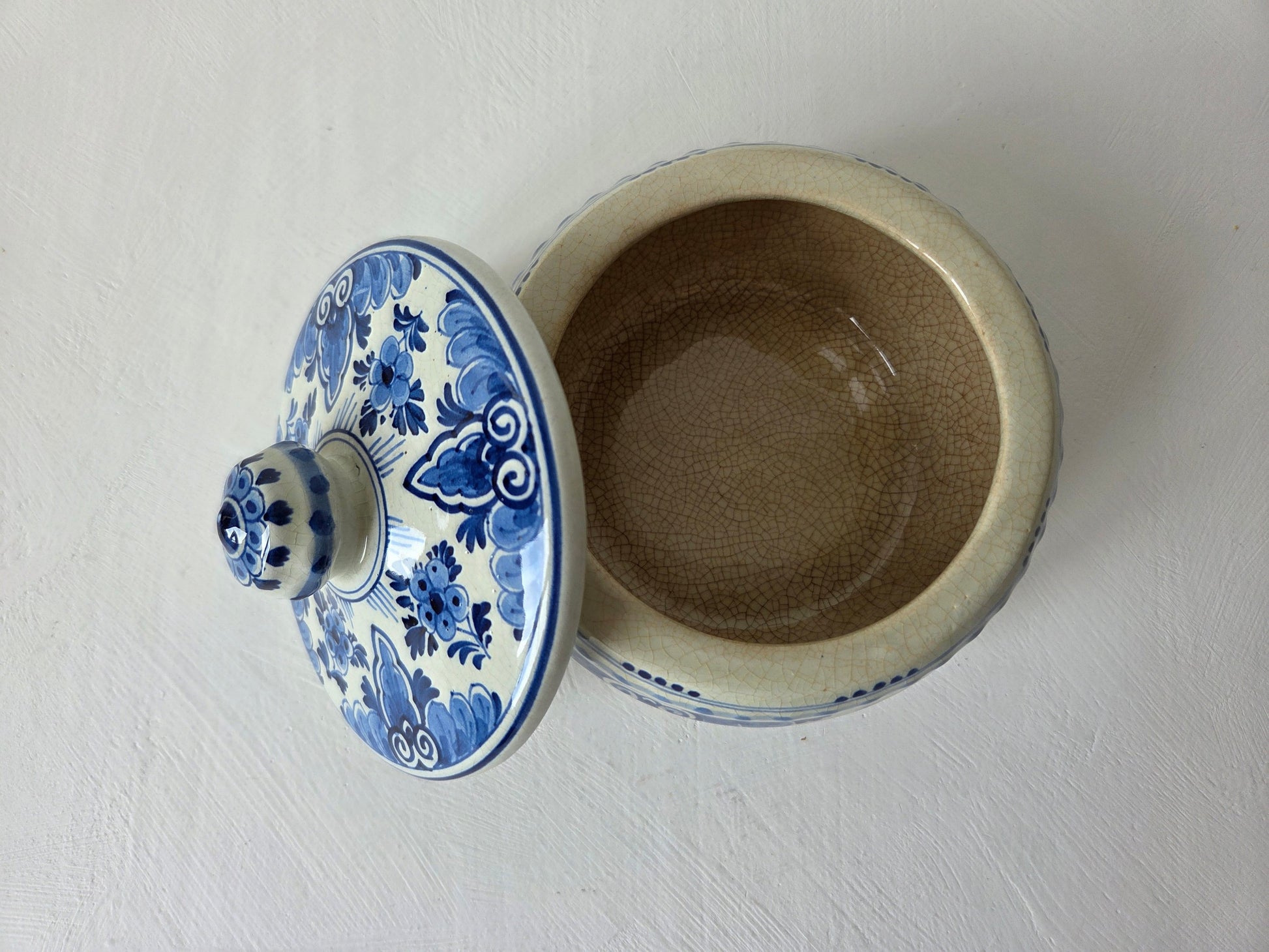 delfts blauw potje deksel Porceleyne Fles 1944