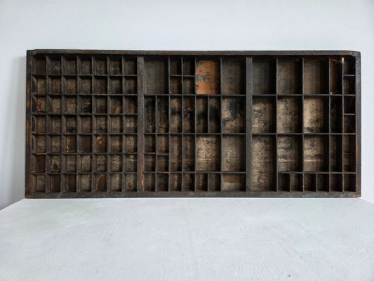 houten letterbak 102 vakjes drukkerij