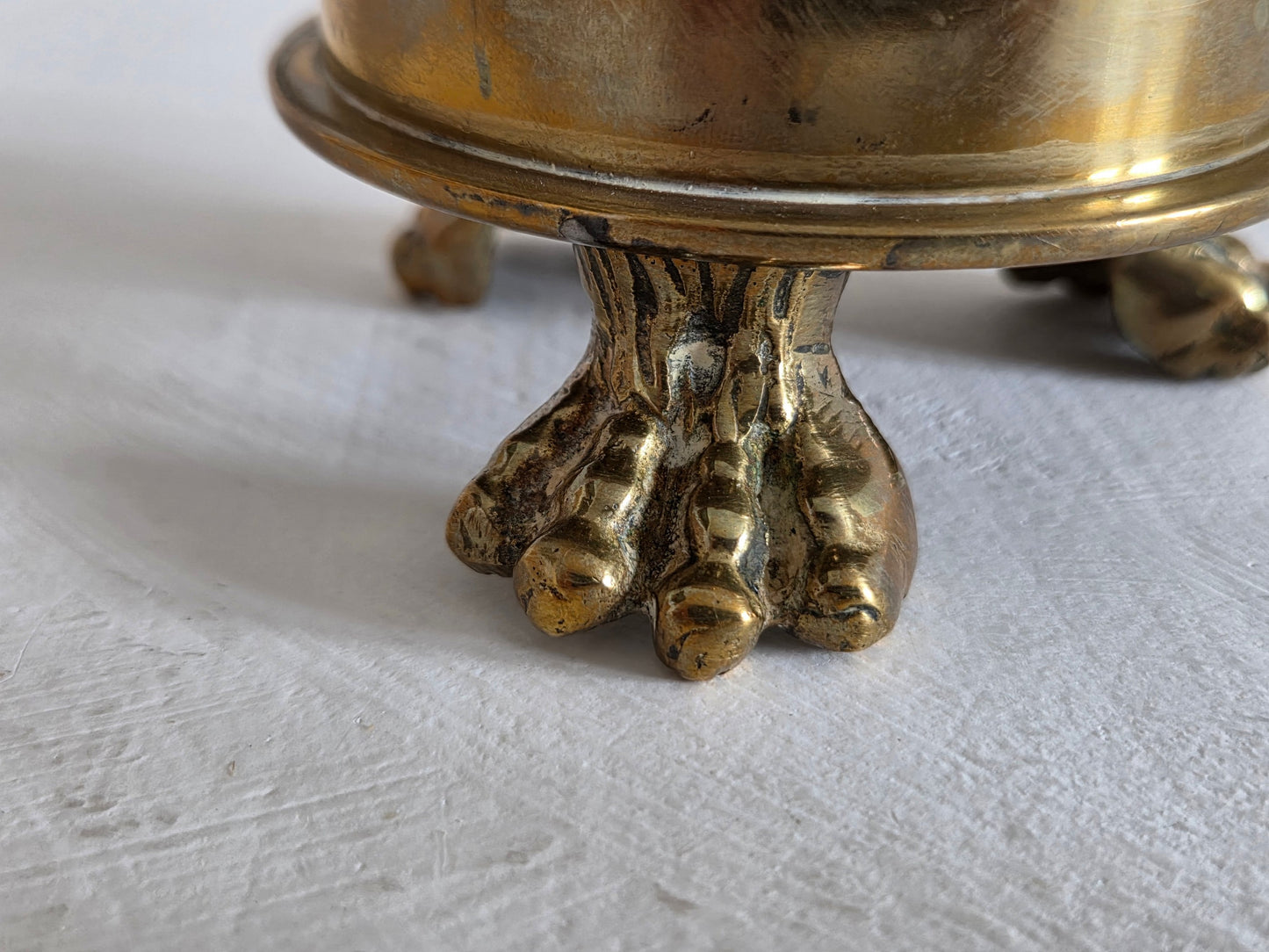 trench art vaasje granaathuls 1918 leeuwenkoppen