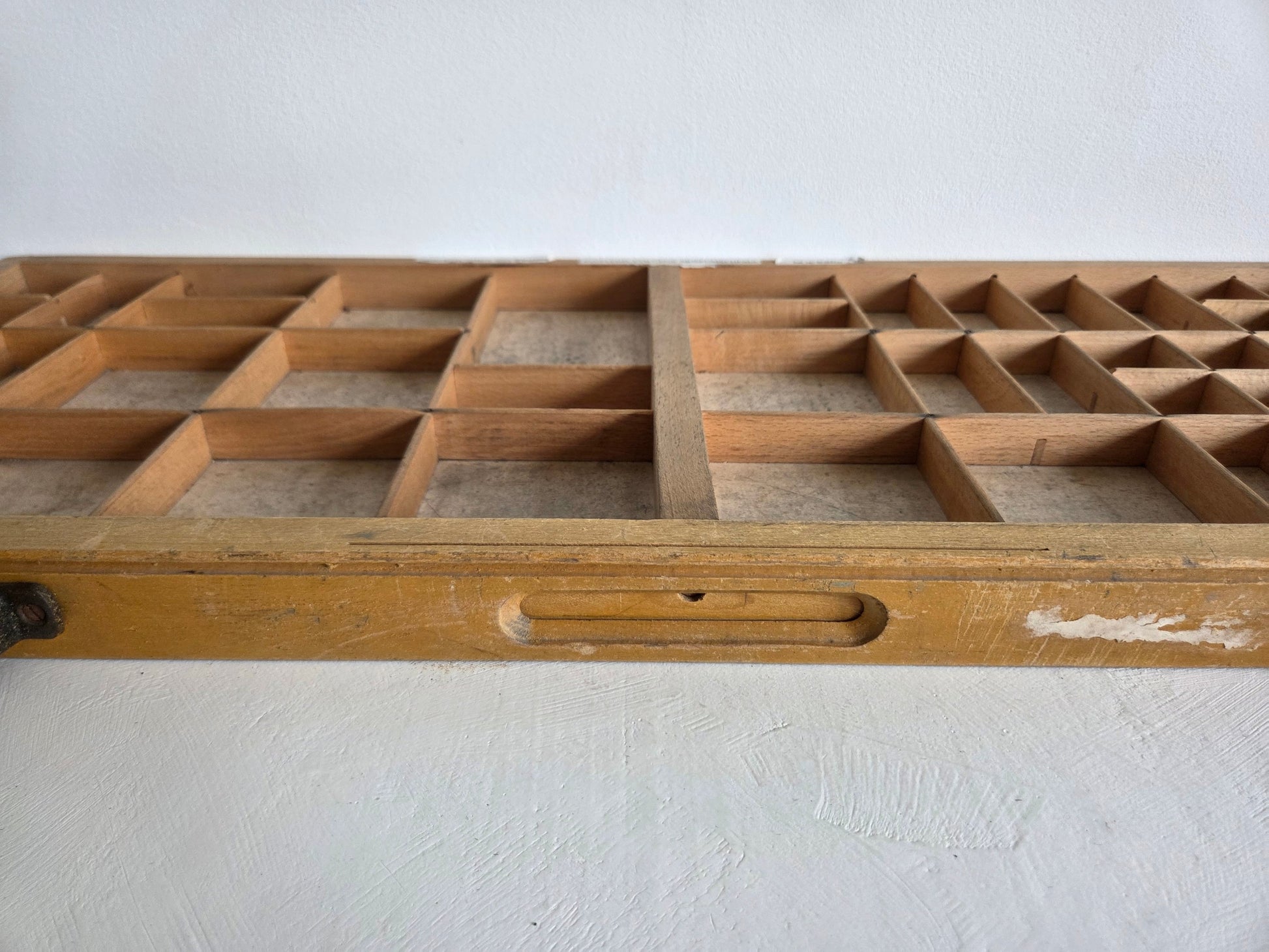 houten letterbak 43 vakjes drukkerij