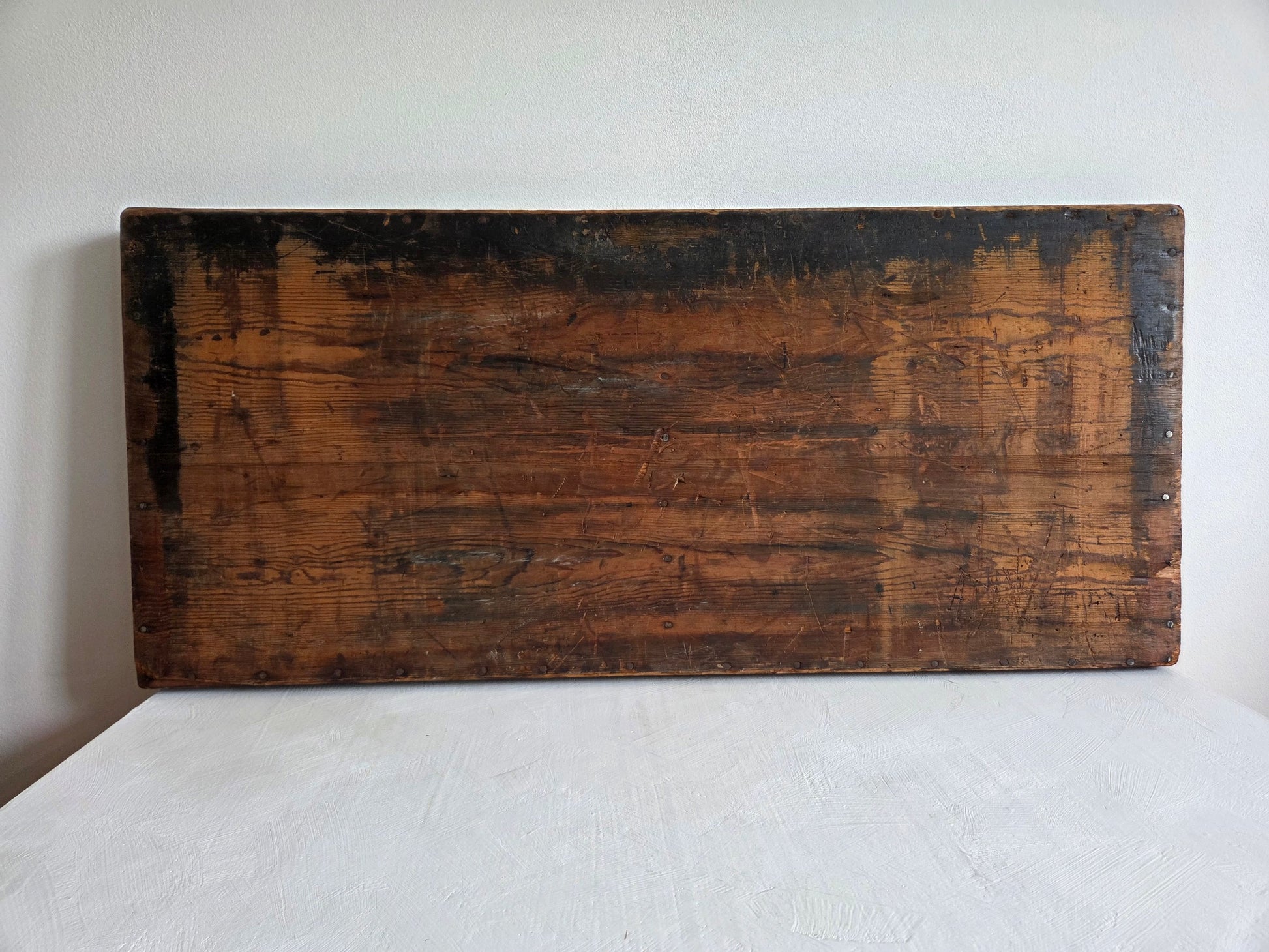 drukkerij letterbak 98 vakjes donker hout wandmontage