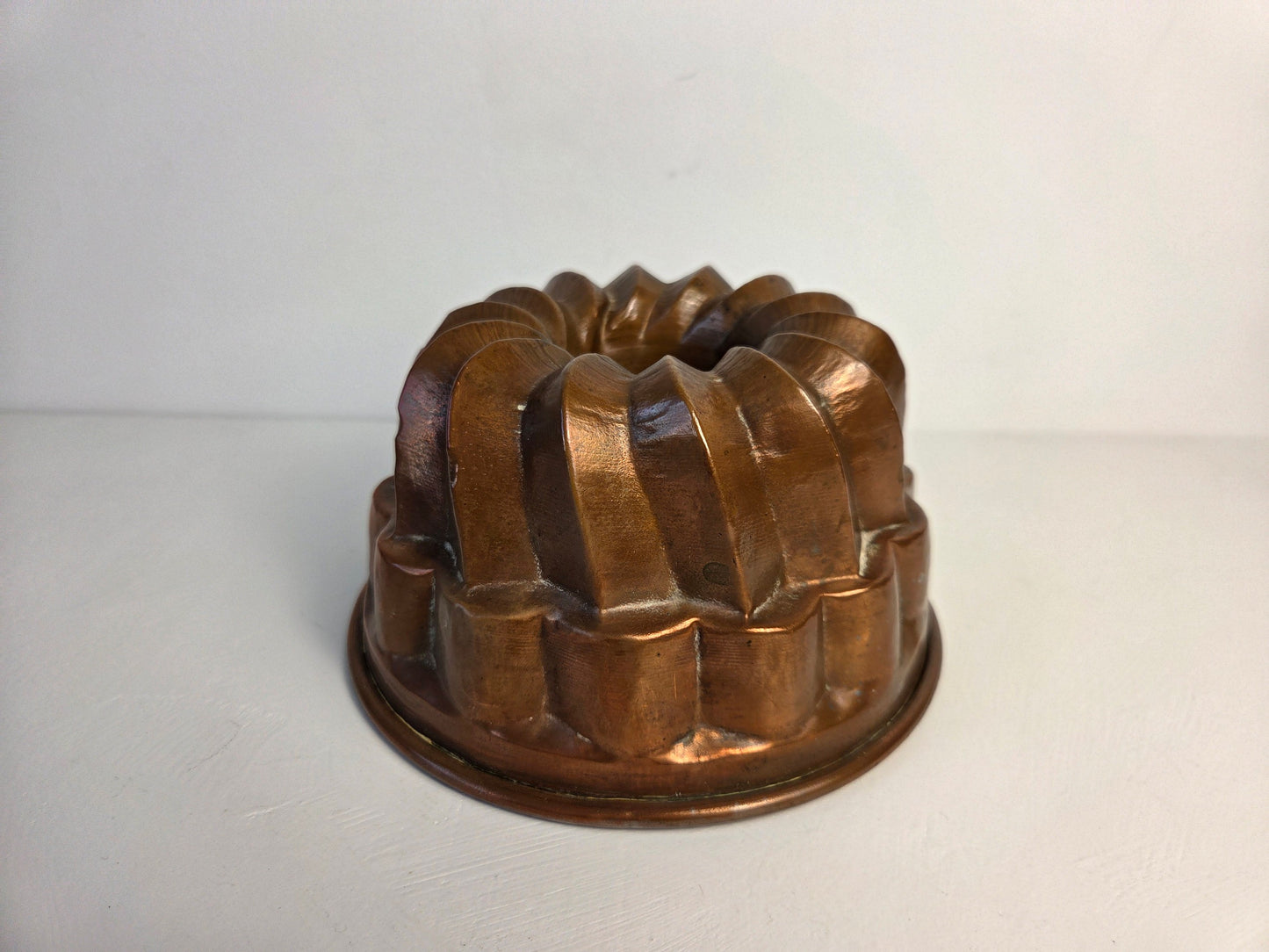 brocante koperen bakvorm tulband