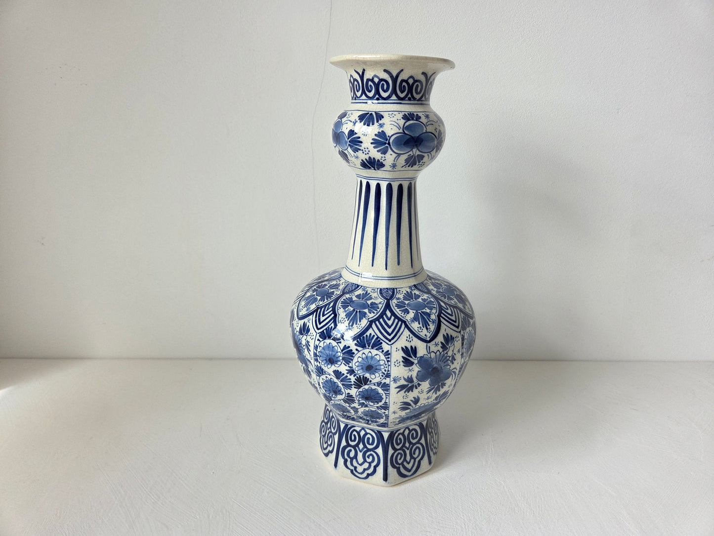 handbeschilderde Delfts blauw vaas