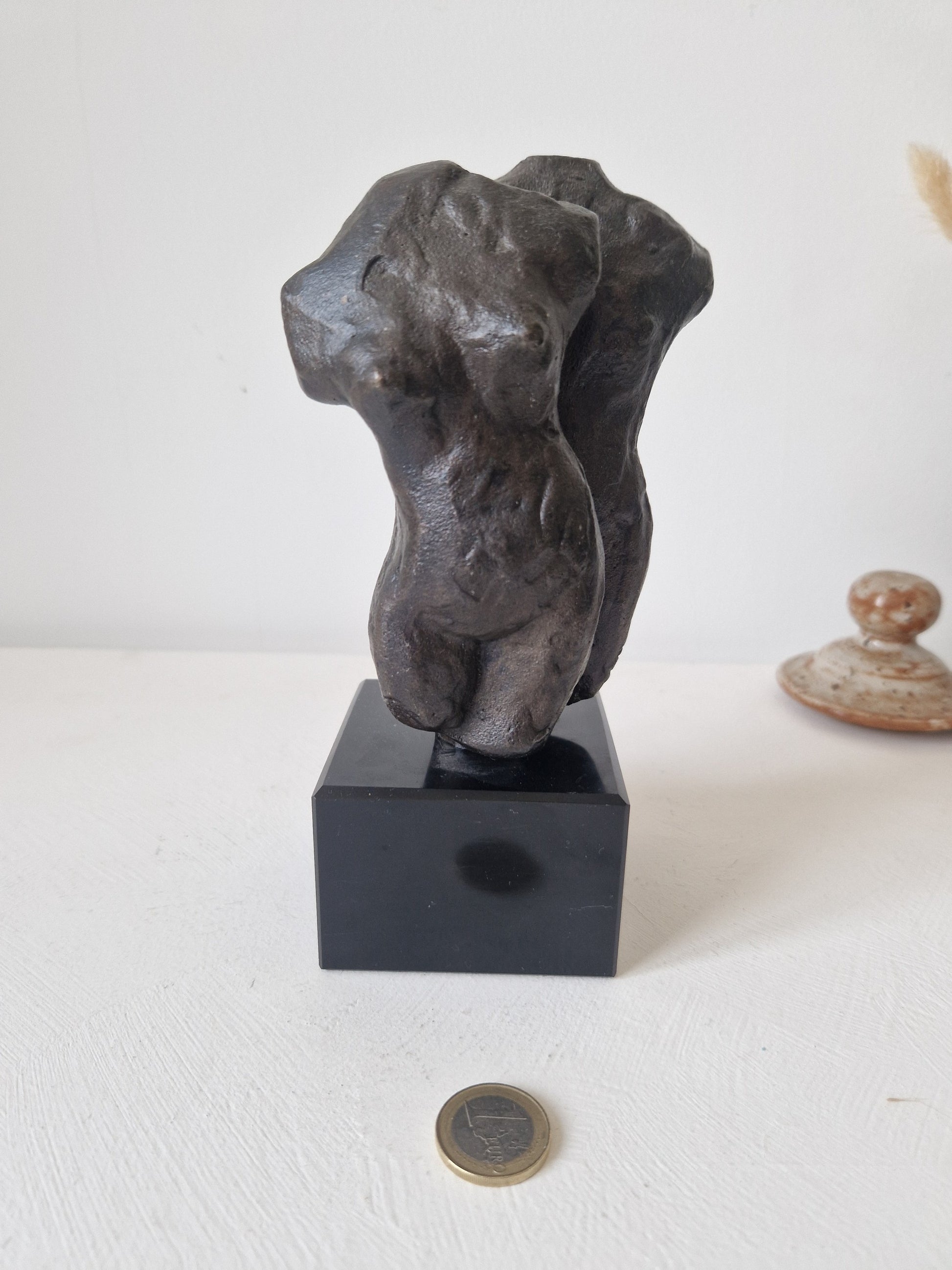 bronzen torso beeld Susanne den Hoed Zeeland