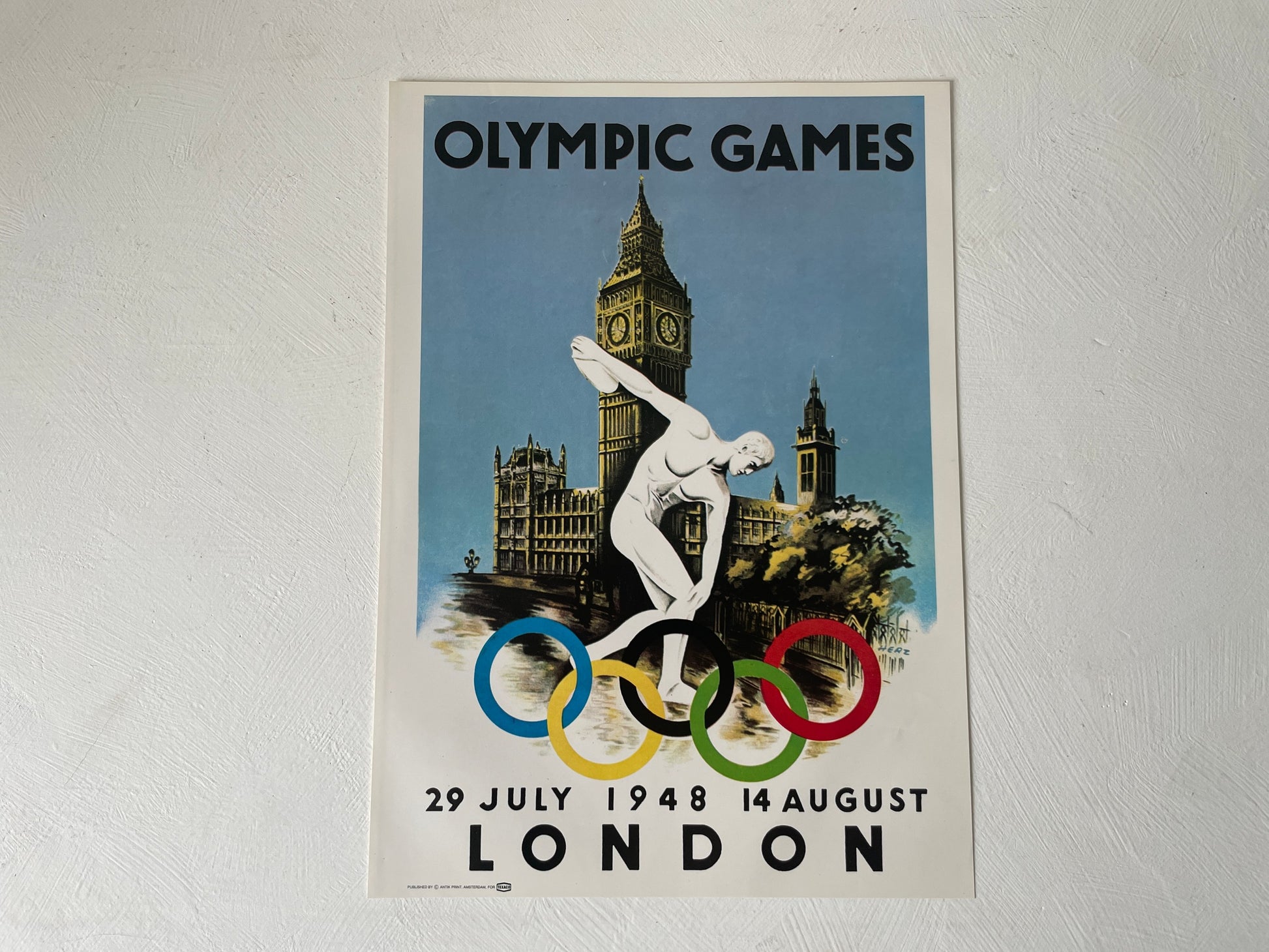 vintage poster Olympic Games London 1948