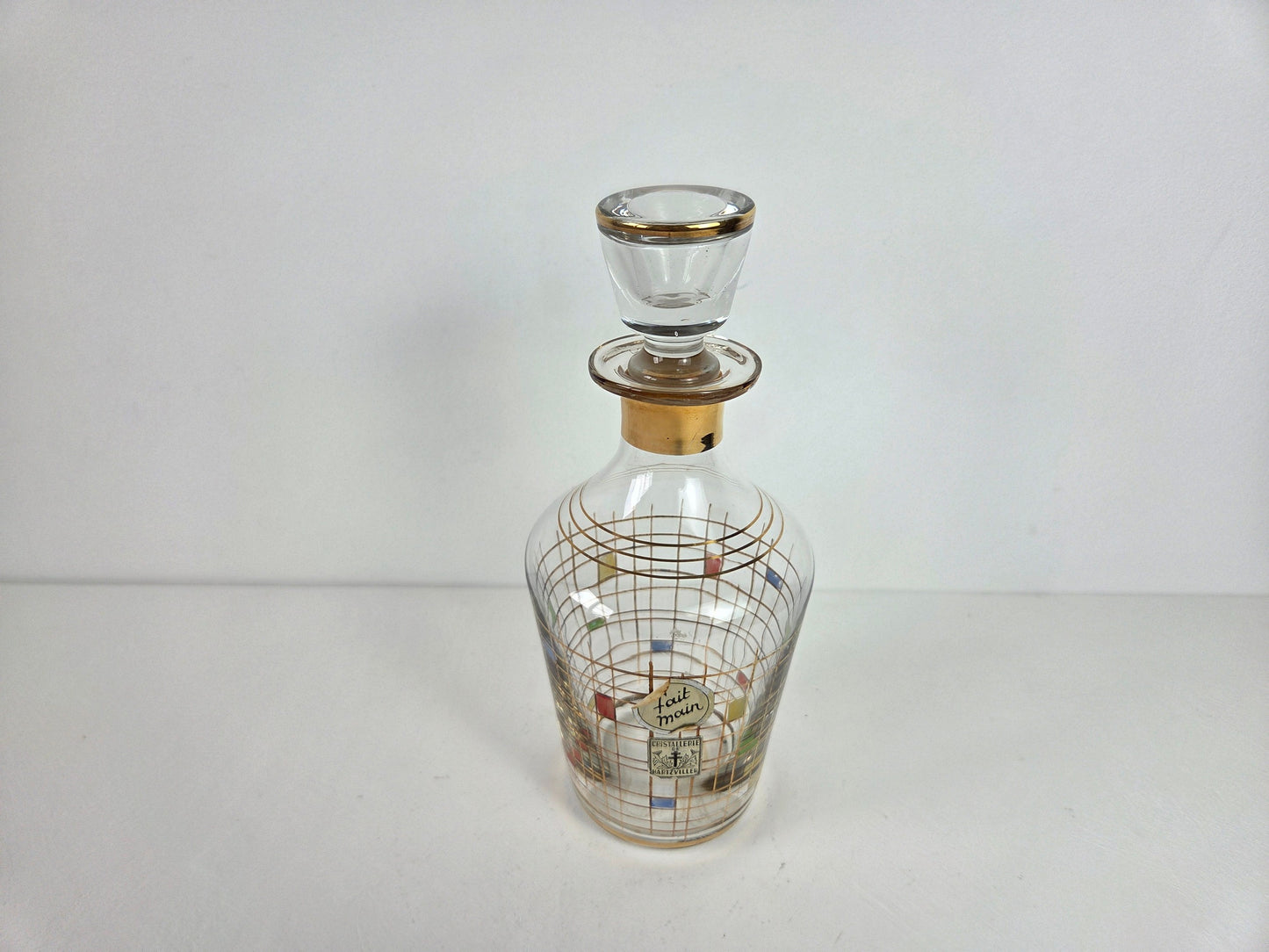 collectie vintage glaswerk karaf hartzviller
