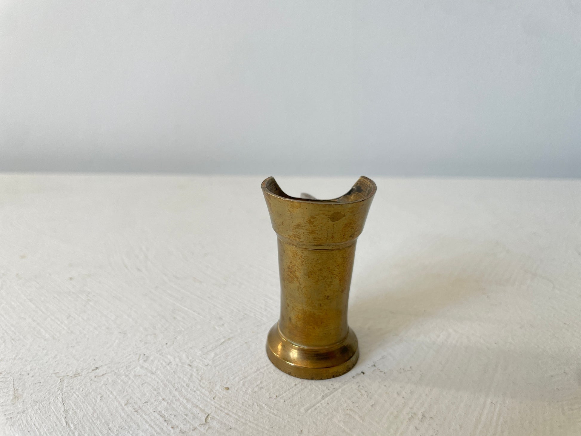 messing miniatuur maatbeker
