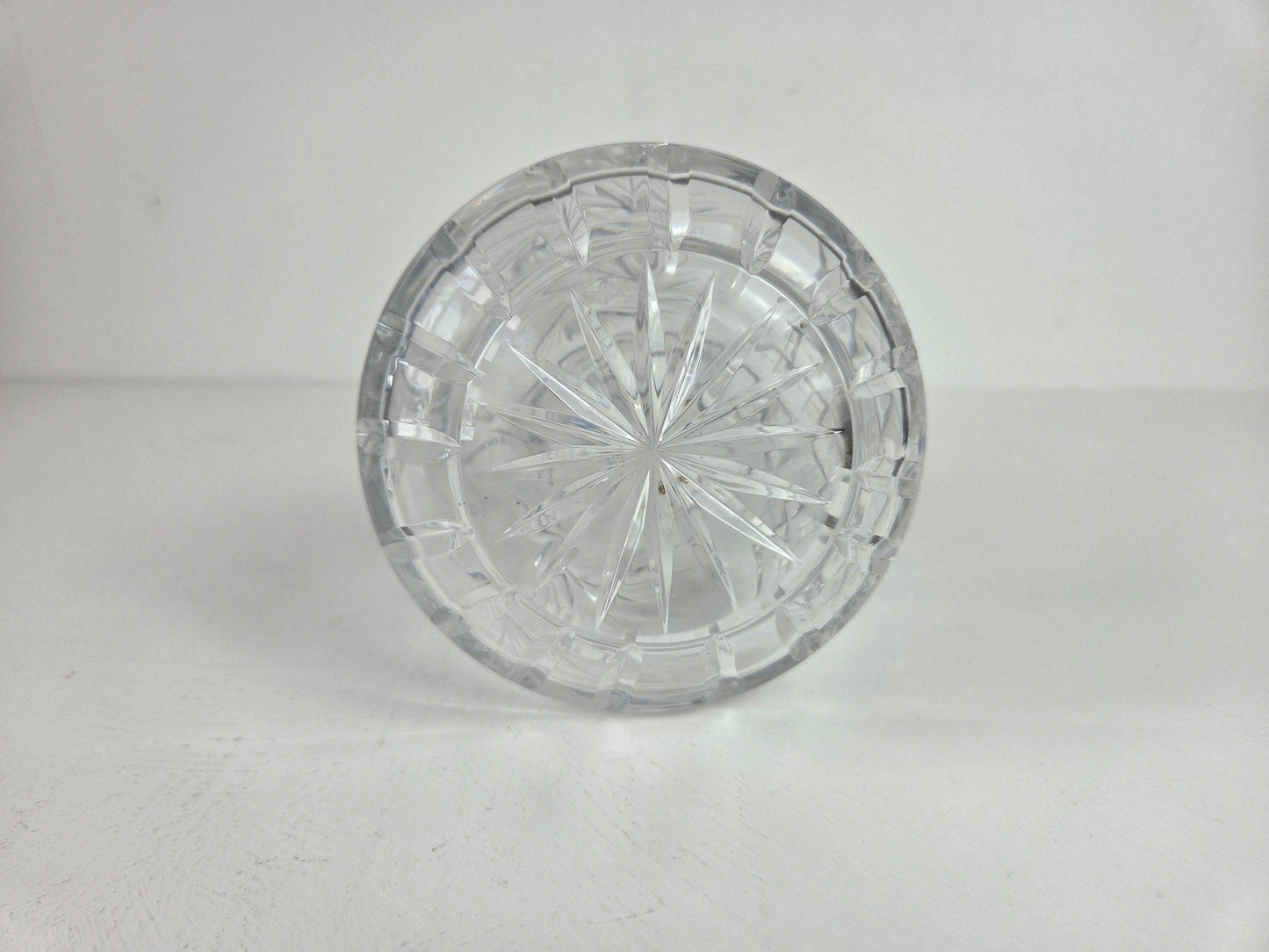 Kristallen karaf met sterrenslijpsel 28 cm