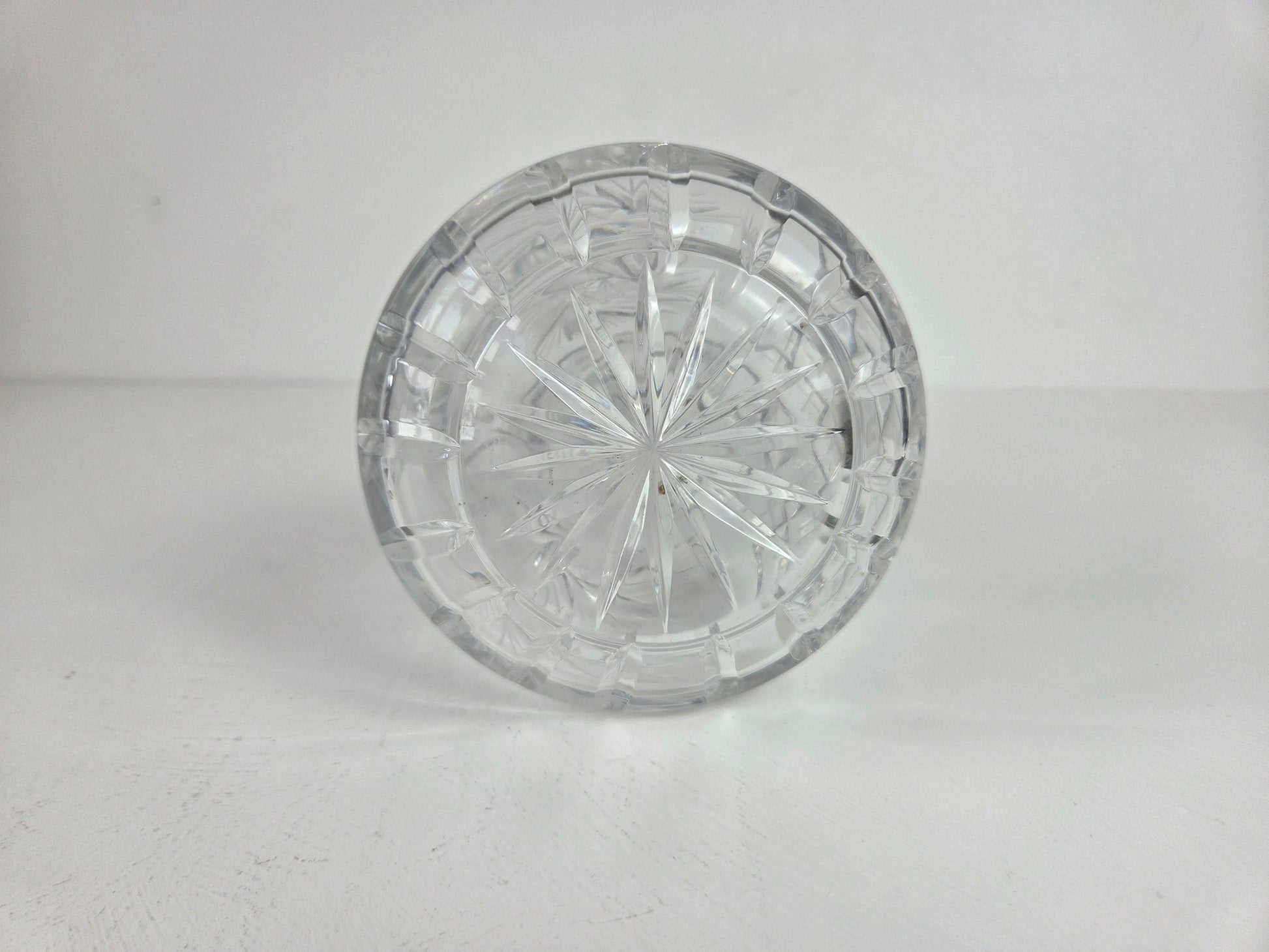 Kristallen karaf met sterrenslijpsel 28 cm
