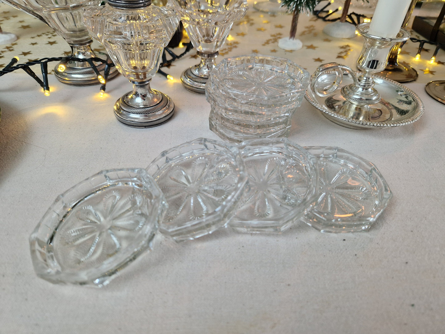 onderzetters kristal brocante