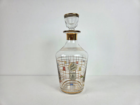 karaf-cristallerie-de-hartzviller-handbeschilderd