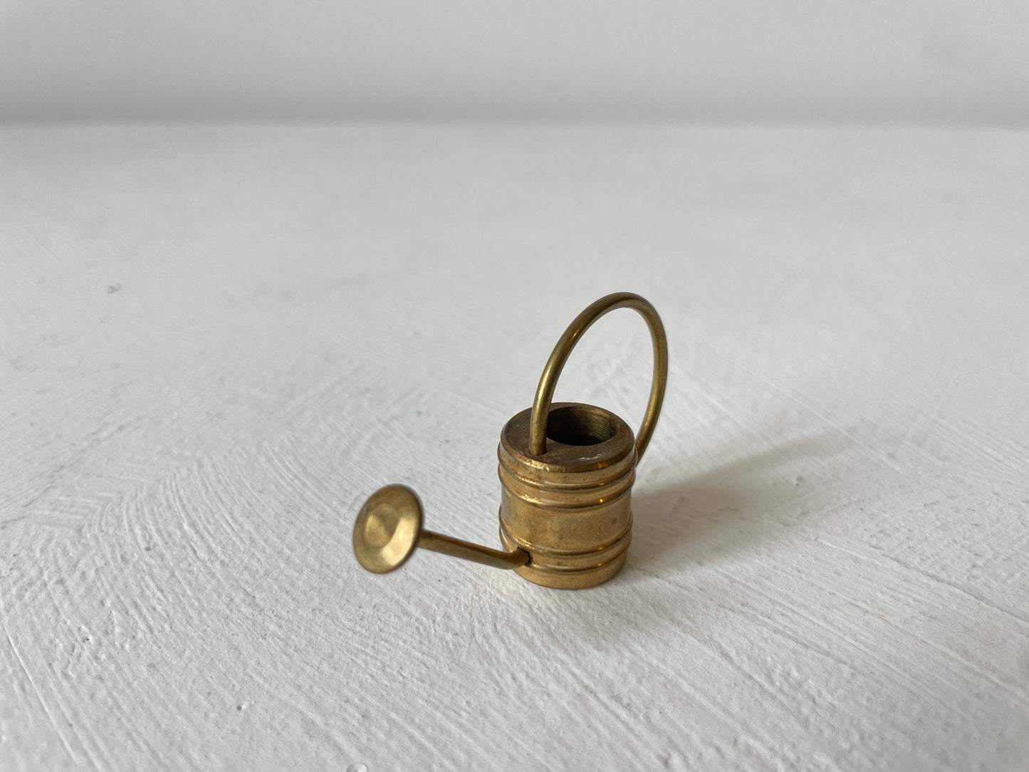 vintage miniatuur gieter messing poppenhuis