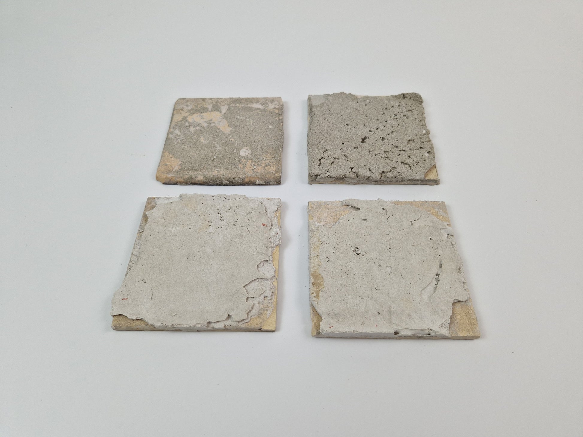 Nederlandse bloemvaastegels met cirkelomranding