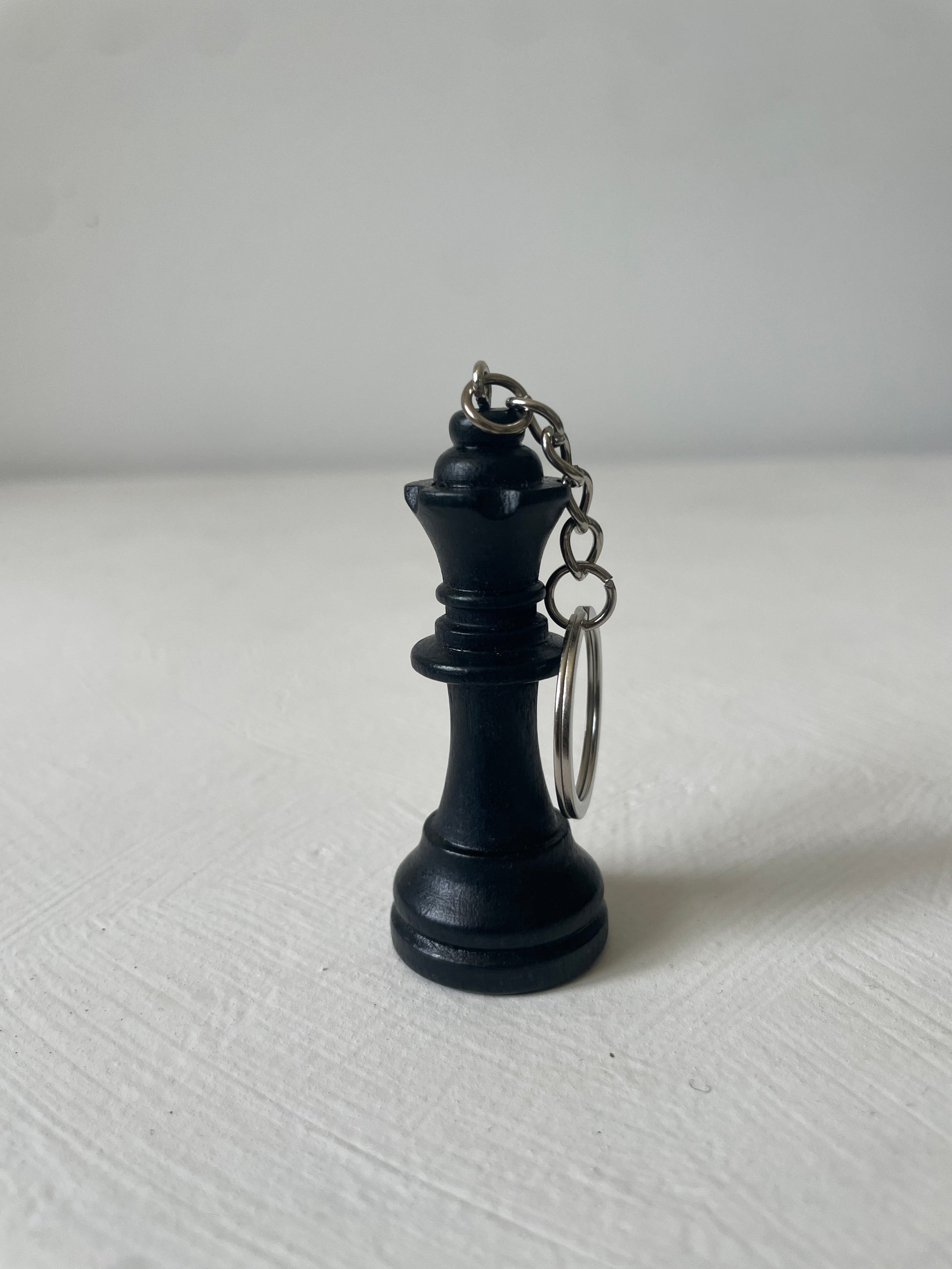 vintage schaakstuk sleutelhanger