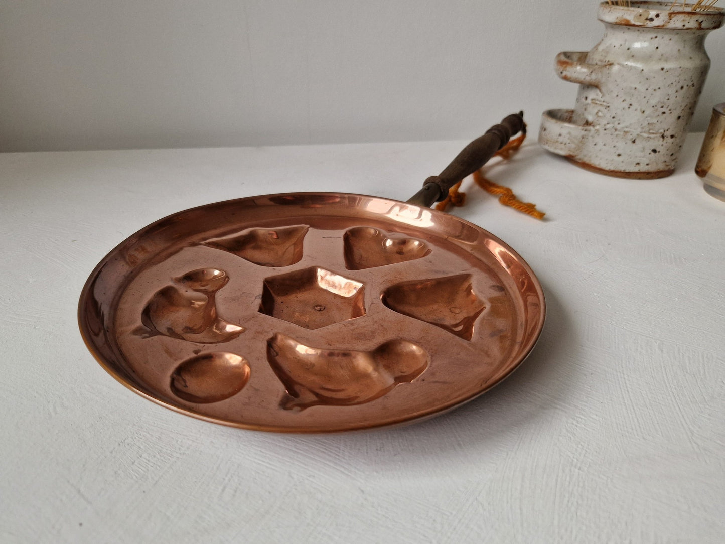 decoratief Vintage koperen evenveeltjespan