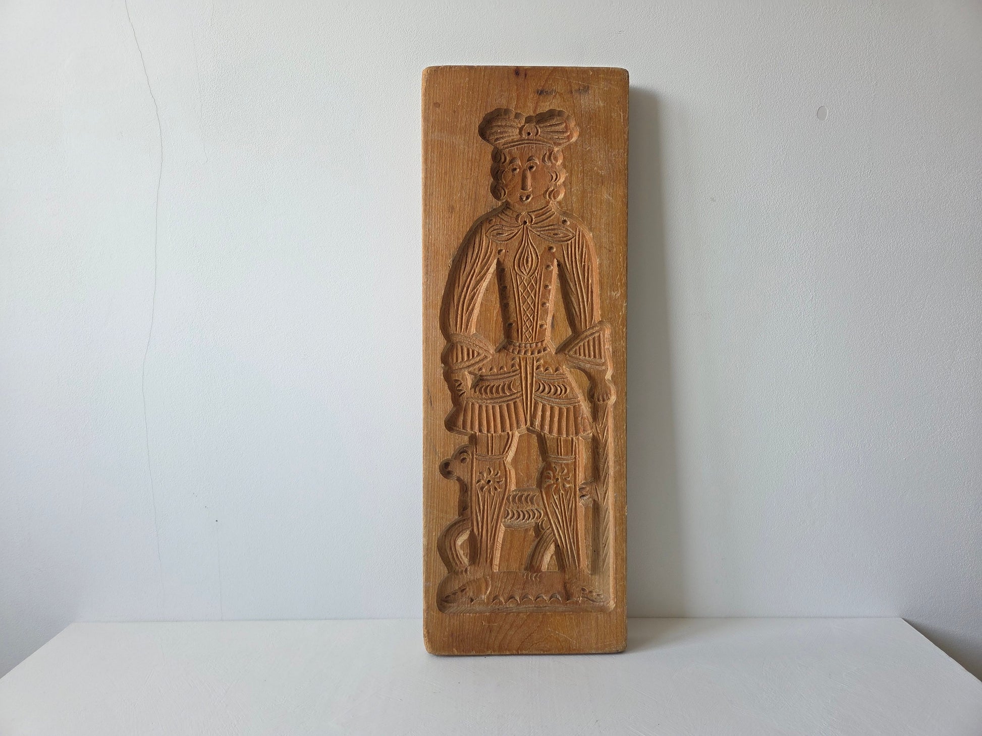 houten speculaasplank met twee afbeeldingen