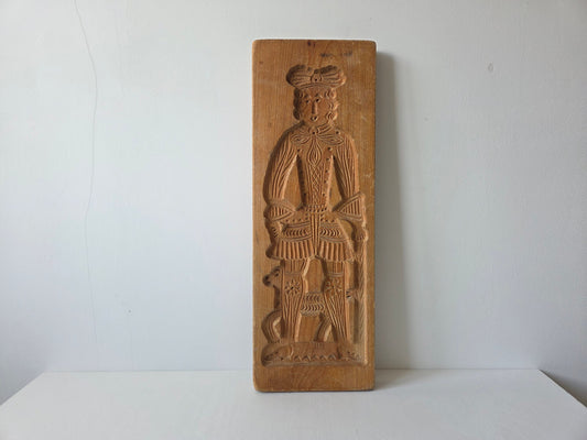 houten speculaasplank met twee afbeeldingen