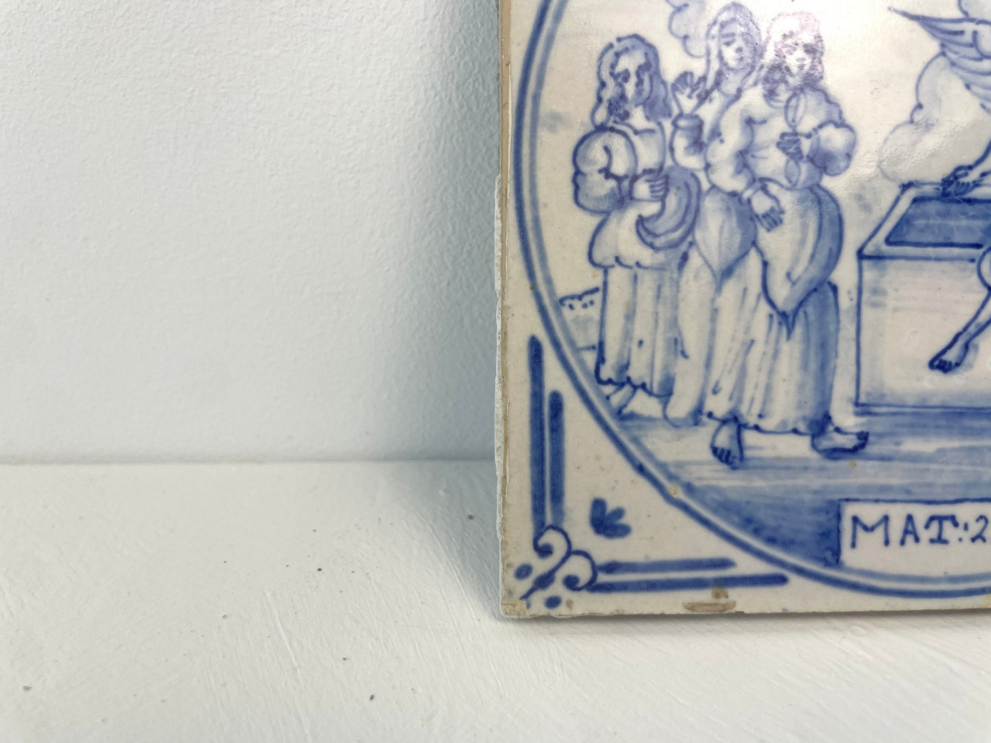 Bijbeltegel met verwijzing MAT 2:8